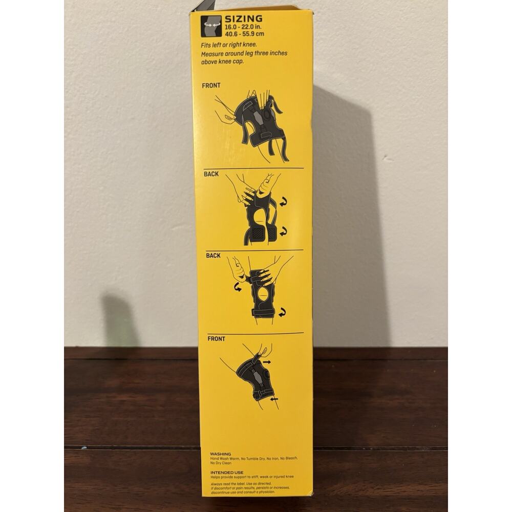 FUTURO Hinged Knee Brace Adjustable size - 1ct NEW OB - Picture 5 of 5